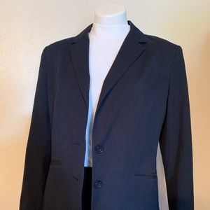 TT: New York & Co Pinstripe Navy Blazer